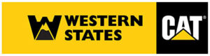 Western States CAT logo on yellow background.