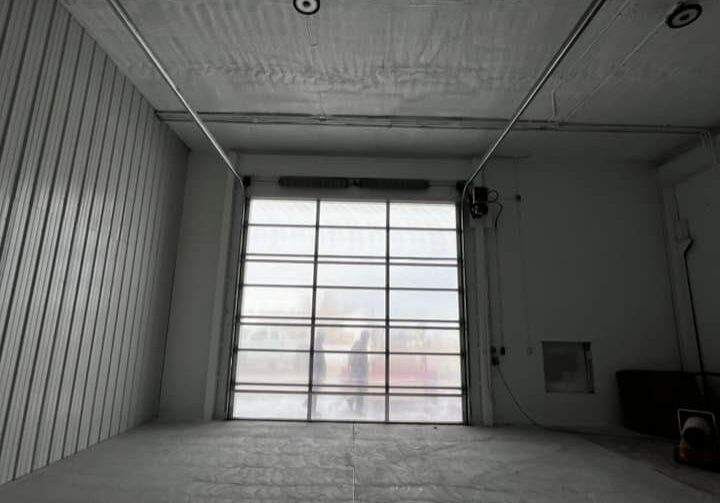view of an empty room with a window